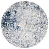 Safavieh Tulum 6'-7" x 6'-7" Rug in Ivory / Blue