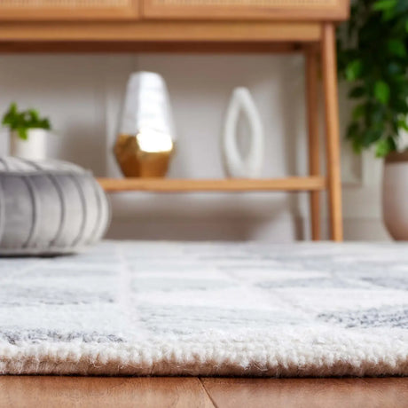 Safavieh Ebony 4'-0" x 6'-0" Rug in Grey / Ivory