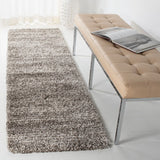 Safavieh Hudson Shag 2'-3" x 8'-0" Rug in Grey / Ivory