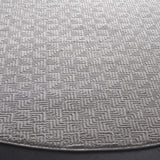 Safavieh Hanna 6'-7" x 6'-7" Rug in Grey / Ivory