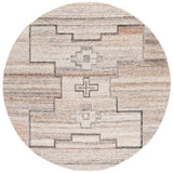 Safavieh Kenya 6'-0" x 6'-0" Rug in Brown / Beige