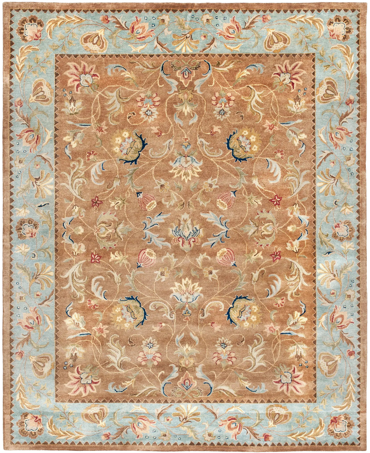 Safavieh Bergama 9'-6" x 13'-6" Rug in Brown / Blue