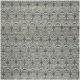Safavieh Cape Cod 6'-0" x 6'-0" Rug in Slate / Ivory