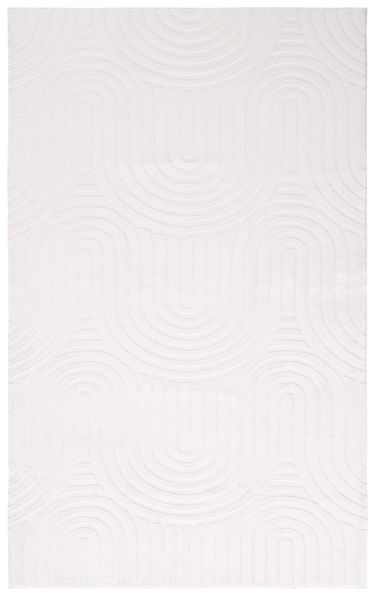Safavieh Faux Rabbit Fur  800 4'-0" x 6'-0" Rug in Ivory