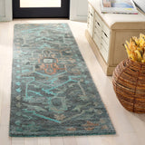 Safavieh Anatolia 2'-3" x 8'-0" Rug in Teal / Brown