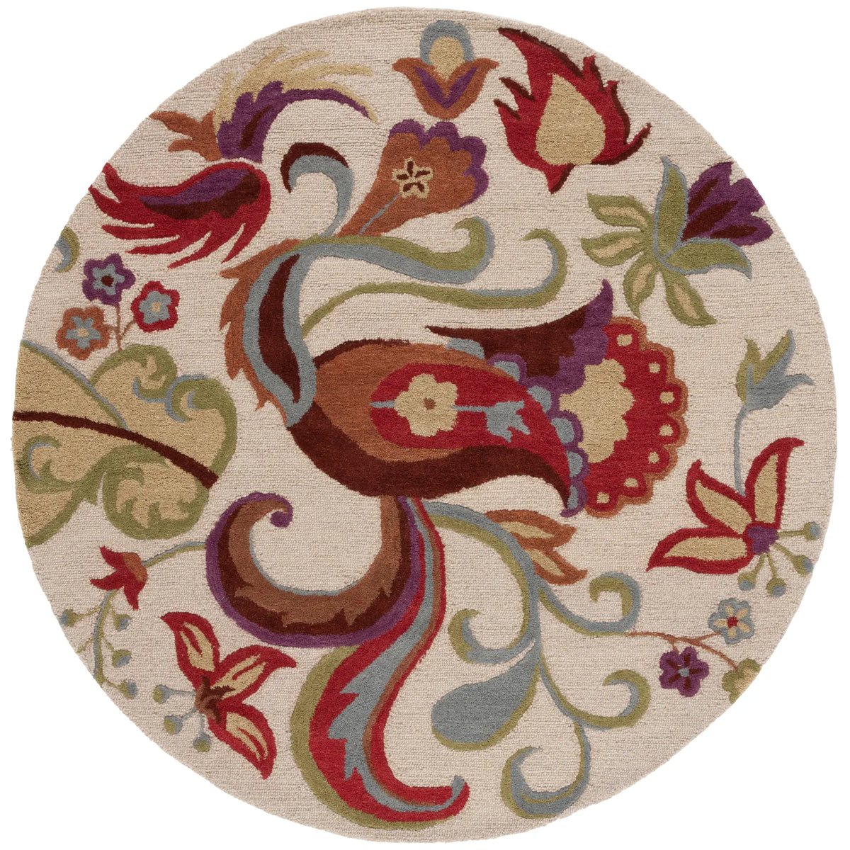 Safavieh Blossom 6'-0" x 6'-0" Rug in Beige / Multi