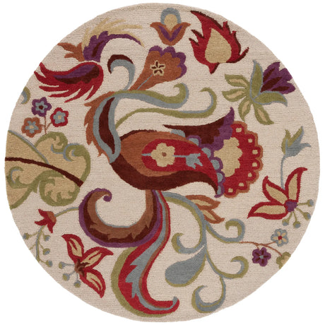 Safavieh Blossom 6'-0" x 6'-0" Rug in Beige / Multi