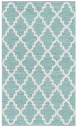 Safavieh Montauk 3'-0" x 5'-0" Rug in Teal / Ivory