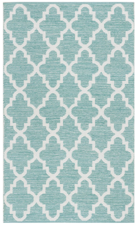Safavieh Montauk 3'-0" x 5'-0" Rug in Teal / Ivory