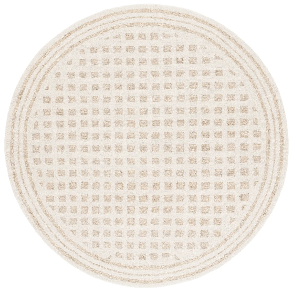 Safavieh Ebony 6'-0" x 6'-0" Rug in Ivory / Beige
