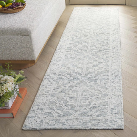 Safavieh Ebony 2'-3" x 9'-0" Rug in Ivory / Light Grey