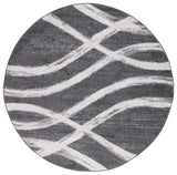 Safavieh Adirondack 5'-0" x 5'-0" Rug in Charcoal / Ivory