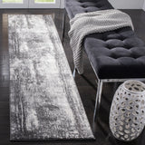 Safavieh Spirit 100 2'-0" x 8'-0" Rug in Dark Grey / Ivory