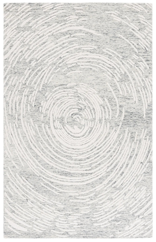 Safavieh Abstract 4'-0" x 6'-0" Rug in Grey / Ivory