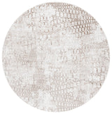 Safavieh Carter 6'-7" x 6'-7" Rug in Ivory / Brown