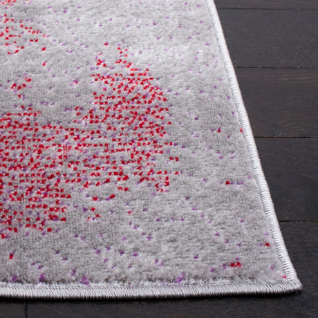 Safavieh Skyler 4'-0" x 6'-0" Rug in Grey / Red