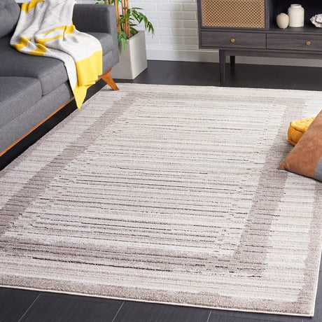 Safavieh Jade 100 4'-0" x 6'-0" Rug in Ivory / Beige Black