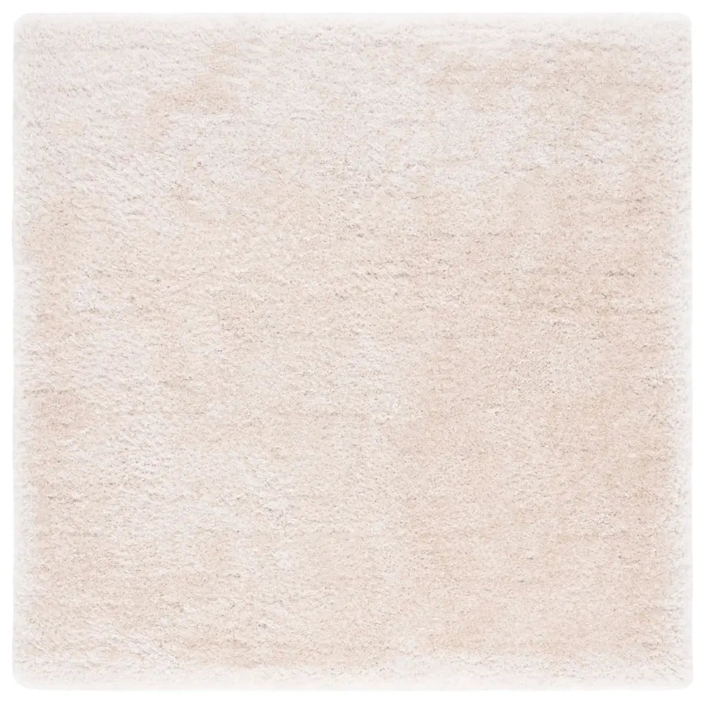 Safavieh Luxe Shag 6'-0" x 6'-0" Rug in Bone