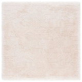 Safavieh Luxe Shag 6'-0" x 6'-0" Rug in Bone
