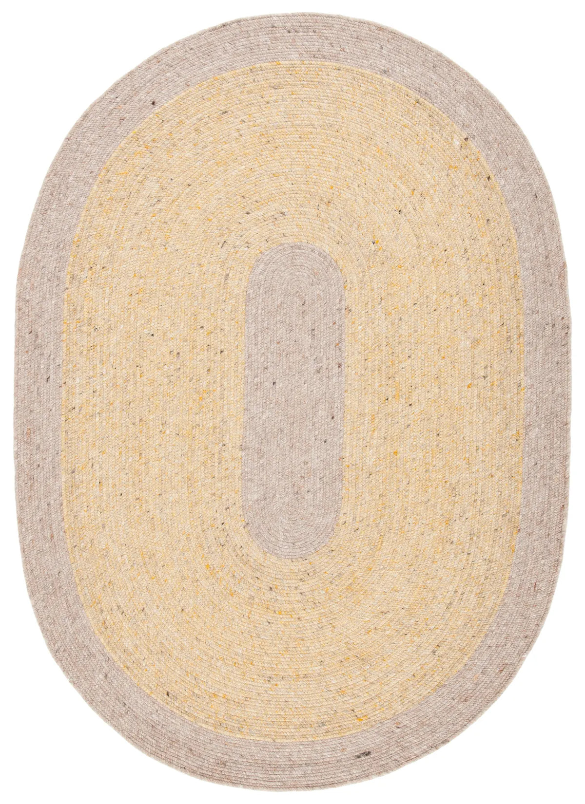 Safavieh Braided 5'-0" x 7'-0" Rug in Gold / Beige