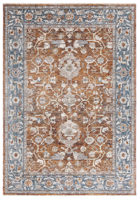 Safavieh Heirloom 700 4'-0" x 6'-0" Rug in Rust / Blue