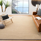 Safavieh Natural Fiber 10'-0" x 14'-0" Rug in Maize / Grey
