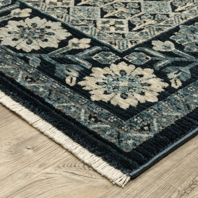Oriental Weavers Sphinx Capella CAP03 Ivory Rugs - corner detail