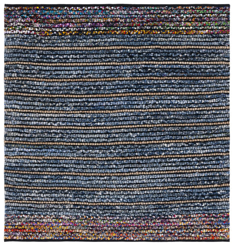 Safavieh Cape Cod 6'-0" x 6'-0" Rug in Natural / Blue