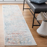 Safavieh Tulum 2'-0" x 8'-0" Rug in Ivory / Rust