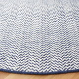 Safavieh Vermont 6'-0" x 6'-0" Rug in Navy / Ivory