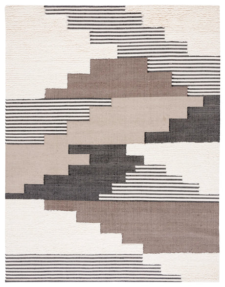 Safavieh Kenya 10'-0" x 14'-0" Rug in Black / Ivory