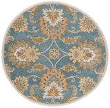 Safavieh Heritage 6'-0" x 6'-0" Rug in Blue / Yellow