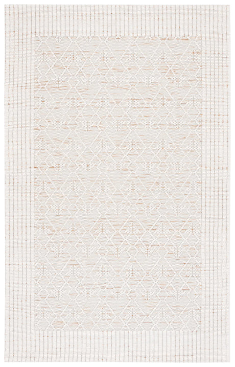 Safavieh Marbella 4'-0" x 6'-0" Rug in Ivory / Brown