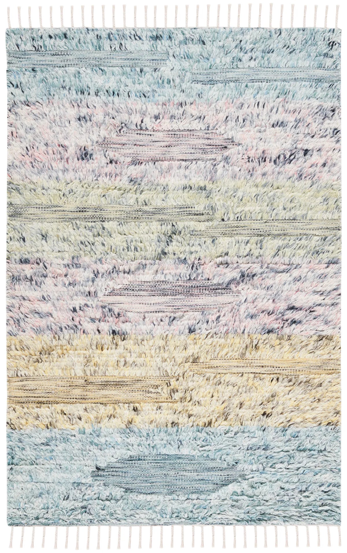Safavieh Casablanca 4'-0" x 6'-0" Rug in Turquoise / Pink