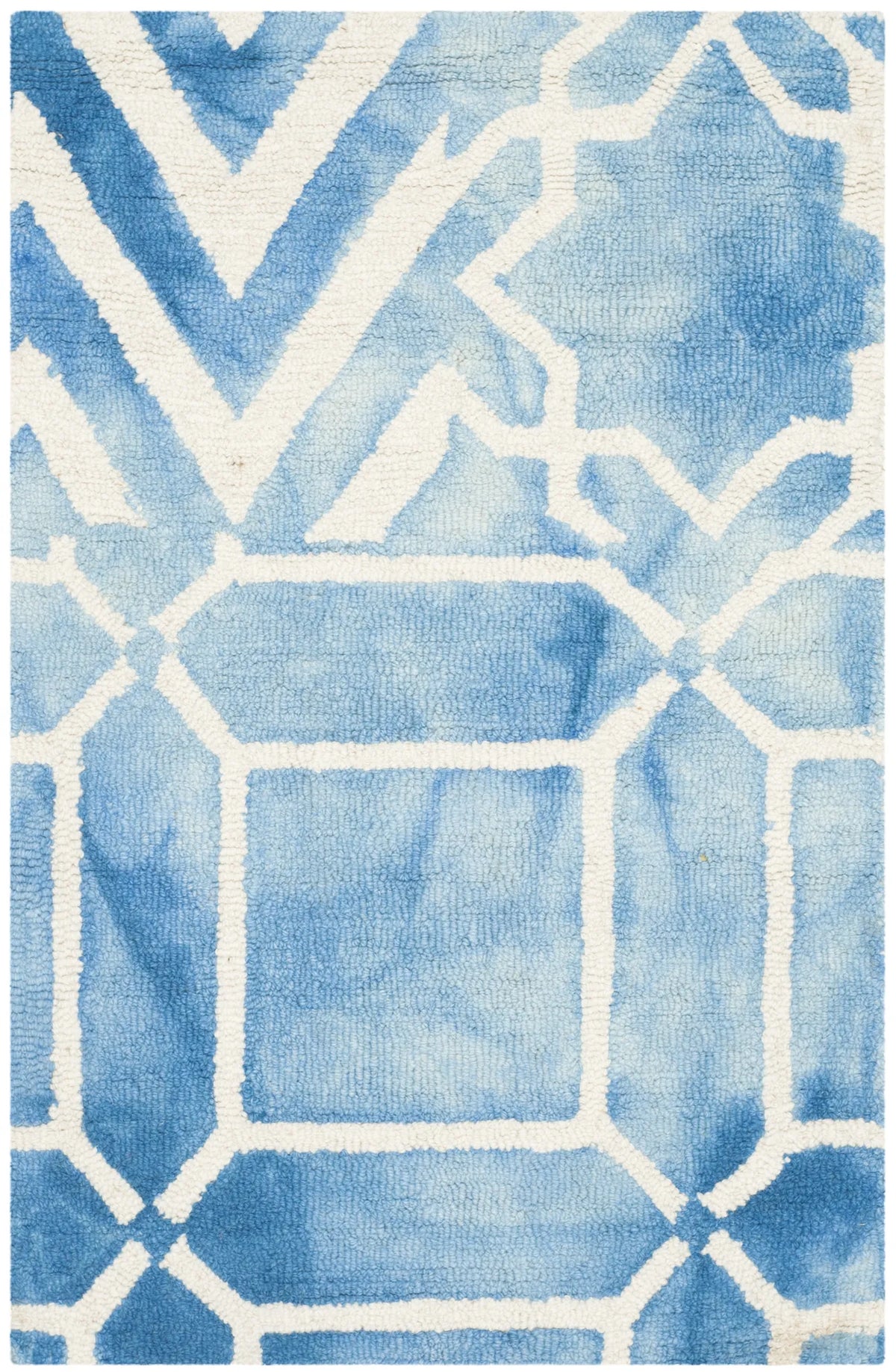 Safavieh Dip Dye 2'-0" x 3'-0" Rug in Blue / Ivory