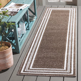 Safavieh Cabana 2'-2" x 8'-0" Rug in Brown / Ivory