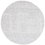 Safavieh Ebony 6'-0" x 6'-0" Rug in Grey / Ivory