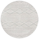 Safavieh Tulum 10'-0" x 10'-0" Rug in Light Grey / Ivory