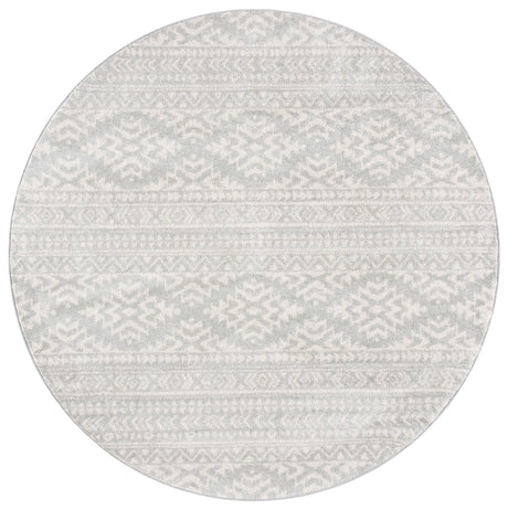 Safavieh Tulum 10'-0" x 10'-0" Rug in Light Grey / Ivory