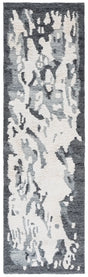 Safavieh Casablanca 2'-3" x 8'-0" Rug in Dark Grey / Ivory