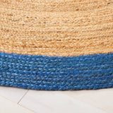 Safavieh Natural Fiber 6'-0" x 6'-0" Rug in Natural / Blue