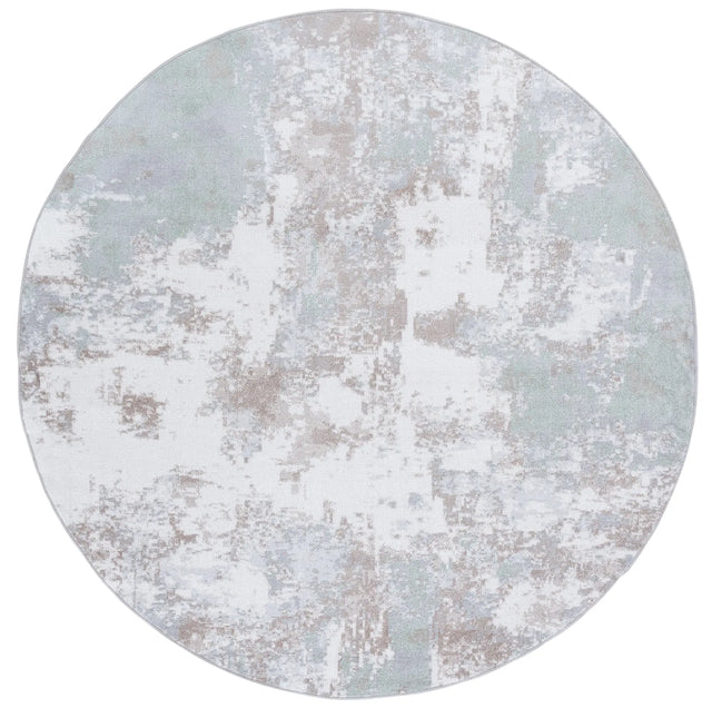 Safavieh Bayside 6'-7" x 6'-7" Rug in Green / Ivory