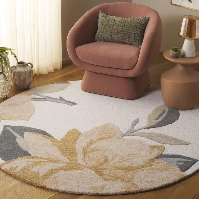 Safavieh Jardin 6'-0" x 6'-0" Rug in Ivory / Beige