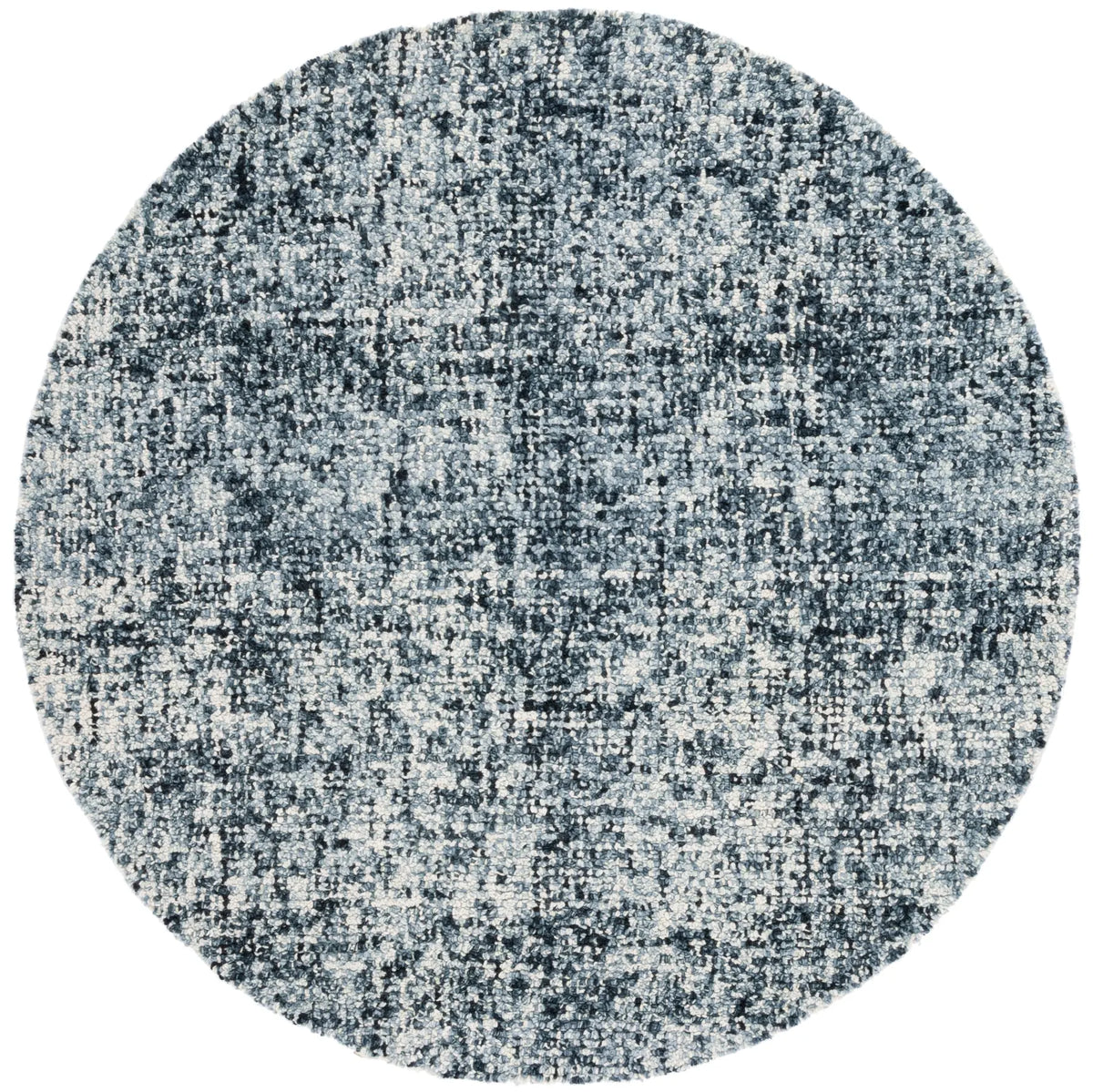 Safavieh Abstract 6'-0" x 6'-0" Rug in Black / Ivory
