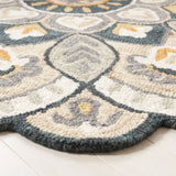 Safavieh Novelty 5'-0" x 5'-0" Rug in Beige / Navy