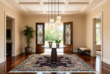 Dynamic Rugs Wade 18608 Power Loomed Traditional Red/Multi Rug - Room