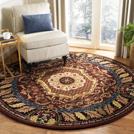 Safavieh Empire 6'-0" x 6'-0" Rug in Red / Burgundy