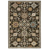 Oriental Weavers Sphinx Andorra 2396B Brown/ Multi Rug - main flat
