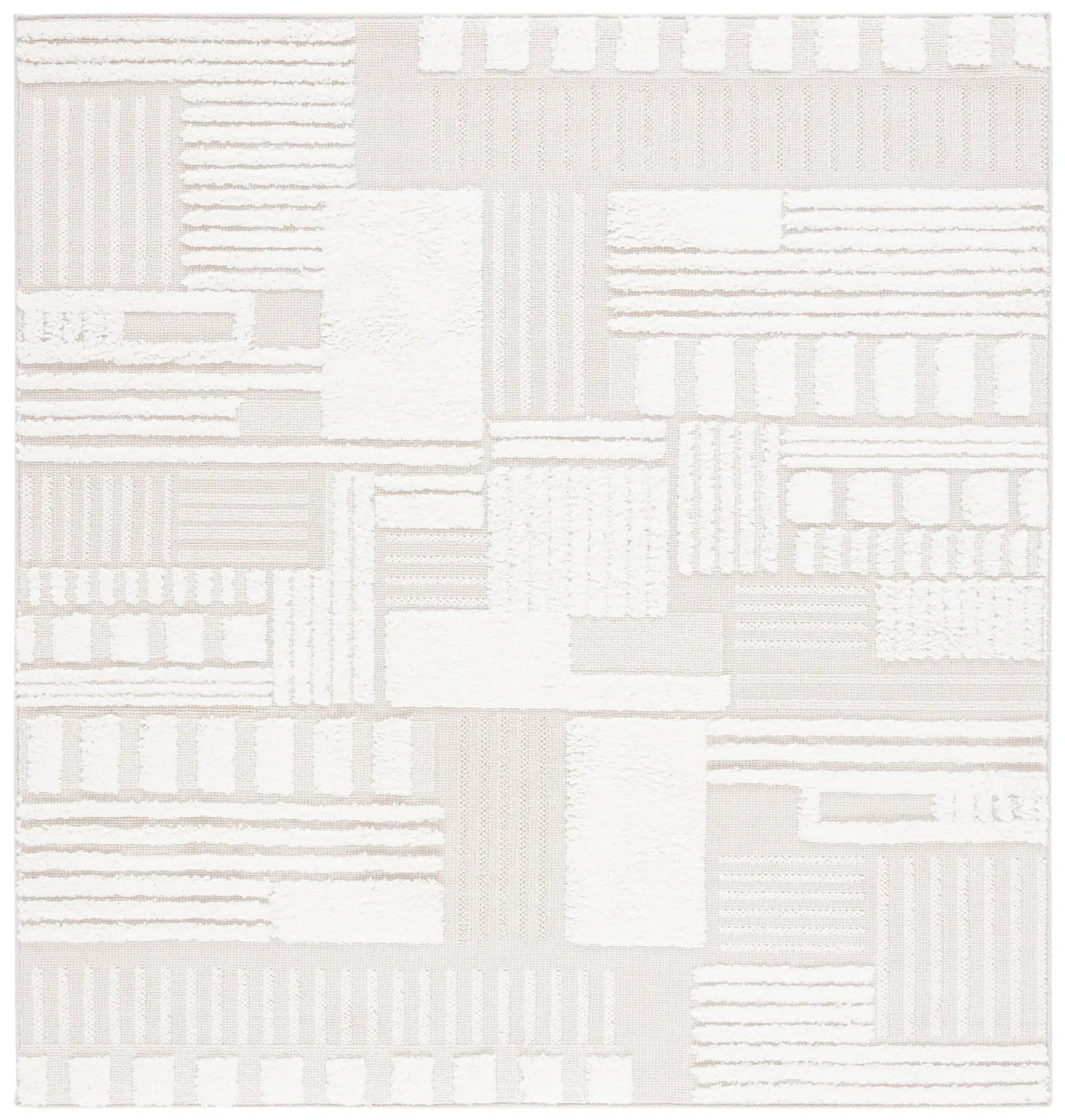 Safavieh Trends 6'-7" x 6'-7" Rug in Beige / Ivory