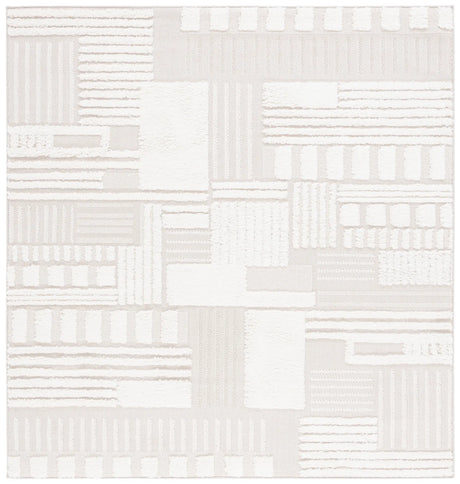 Safavieh Trends 6'-7" x 6'-7" Rug in Beige / Ivory